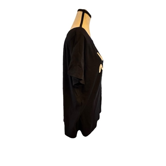 Women’s torrid 1 What Now Black Classic Fit Signature Jersey Crew Tee 14 16 1X - Picture 5 of 9